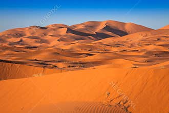 Sand Dunes of Erg Chebbi int he Sahara Desert, Morocco