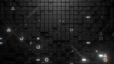 VJ Loop Blinking Wall