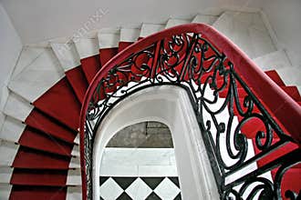 Old stairs.