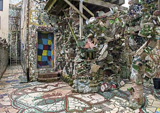 Wall in Magic Gardens by Isaiah Zagar, Philadelphia