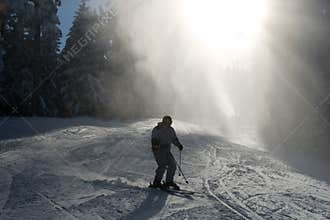 Snow dust