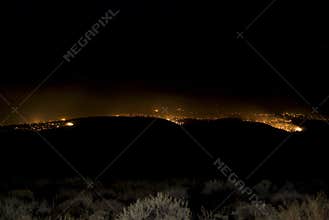 Wildfire at Night