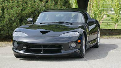 New Black Sports Car