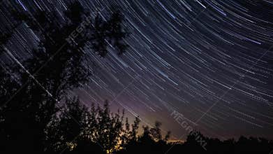 Night sky timelapse
