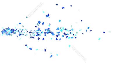 4k Maple leaf leave falling&flare light,autumn fall romantic particle artistic.