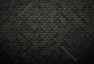 Abstract black metal tile background