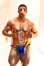 male cyborg
