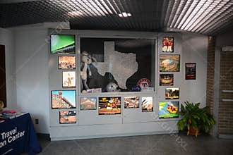 Texarkana Texas Welcome Center Display