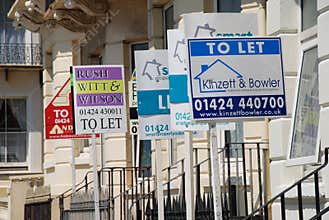 Property to let signage