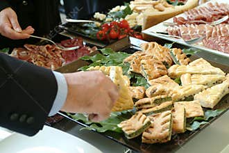 Catering food