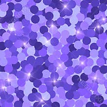 Glitter seamless texture. Actual purple particles. Endless pattern made of sparkling circles. Excell