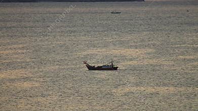 Vietnamese Fishing Boat South China Sea HD