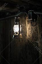 Lamp in mine