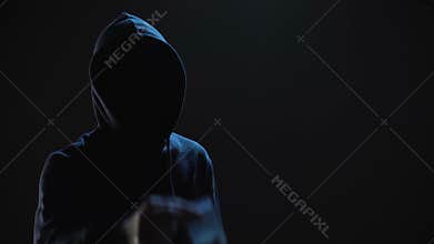 Police arresting drug dealer selling narcotic dopes to addict, punishment