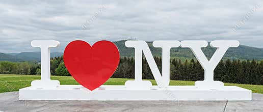 I Love New York Sign