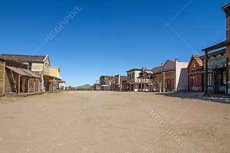 Old Wild West Town Movie Set in Arizona
