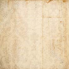 Grungy damask antique brown background