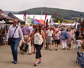 The public enjoying the Royal Welsh Show