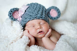Cute sleeping baby