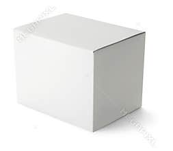 White paper box