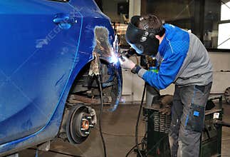 Car body work.