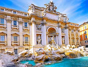 Fountain di Trevi ,Rome. Italy.