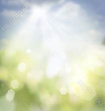 Spring bokeh background