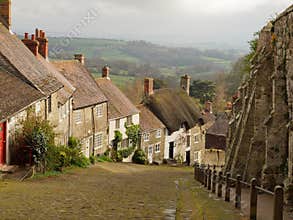 Traditional Cottages in Shaftesbury, England