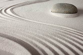Relaxation japanese zen garden background
