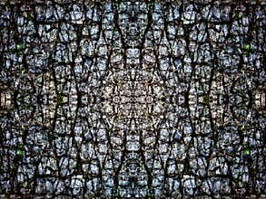 Cobbled road mosaic 2