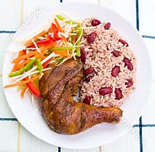 Jerk Chicken with Rice