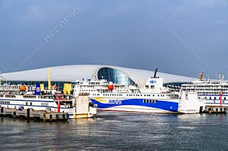 Busy Xuwen Port, Zhanjiang City, Guangdong