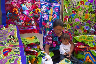 Street market in Mexico