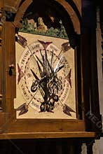 Weasly family location clock in the burrow