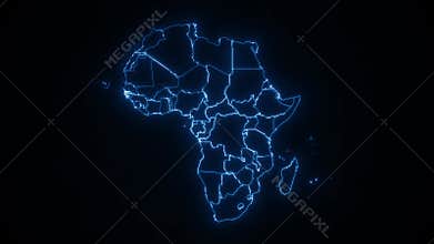 Africa Cyber Map Showing Up Intro By Regions