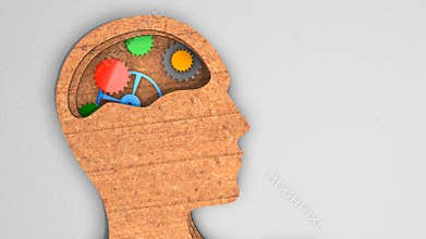 Abstract graphical of human thought.