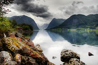 Dramatic scenery in Norway