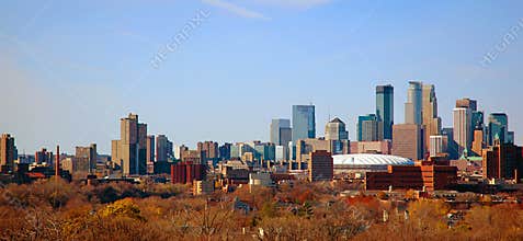 Autumn Downtown Minneapolis, MN
