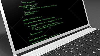 Programmer 3d concept animation.