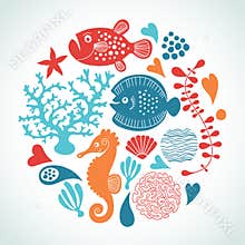 Marine life