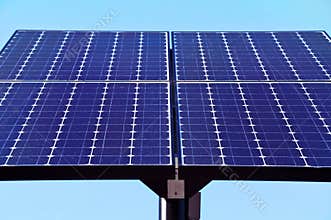 Green technology, solar panels.