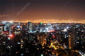 Mexico City at night