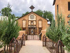 Santo Nino de Atocha chapel, Chimayo, New Mexico, built in 1857