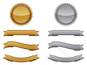 Gold And Silver Seals