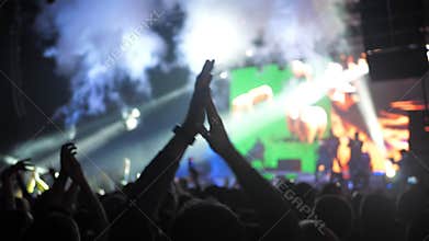 Music festival applause party concert light