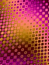 Retro Patterns - Pink Orange