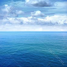 Sea and blue sky