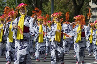 Autumn celbration at Nagoya Festival, Japan