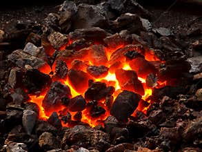 Live coal
