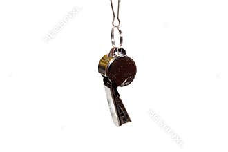 Whistle isolated on white background